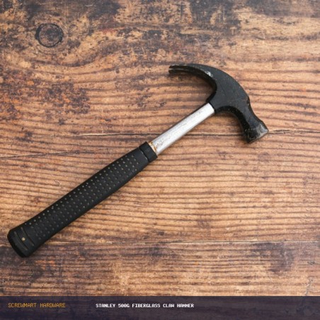 Stanley 500g Anti-Vibe Fiberglass Claw Hammer